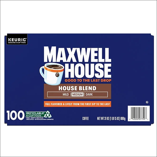 Maxwell House House Blend Medium K-Cup Coffee Pods 100 ct. 4