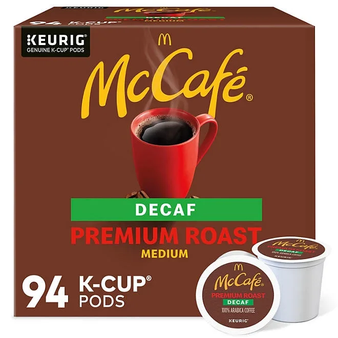 McCafe Decaf Premium Medium Roast K-Cup Coffee Pods, 94 ct. 2