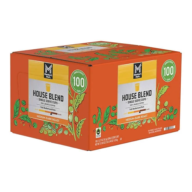Member's Mark House Blend Medium Roast Coffee Pods, 100 ct. 3