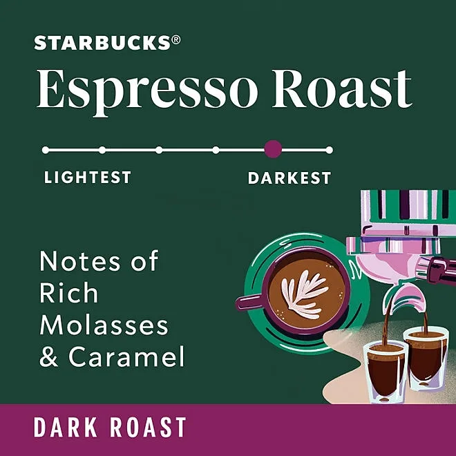 Starbucks Whole Bean Coffee, Espresso Roast Dark, 40 oz. 4