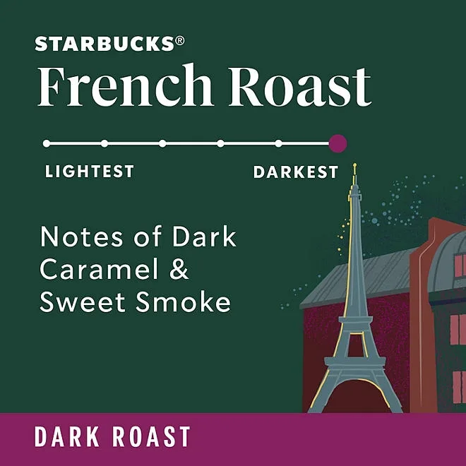 Starbucks Dark French Roast Ground Coffee, 40 oz. 4