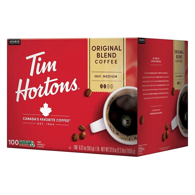 Tim Hortons Premium Medium Roast K-Cup Coffee Pods, Original Blend, 100 ct. 4