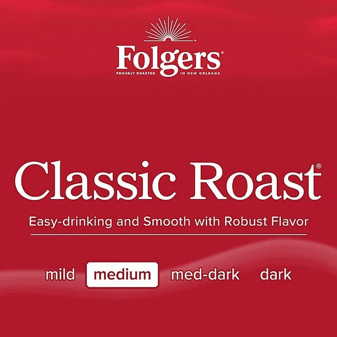 Folgers Classic Roast Ground Coffee, Filter Packs, 0.9 oz., 40 ct. 4
