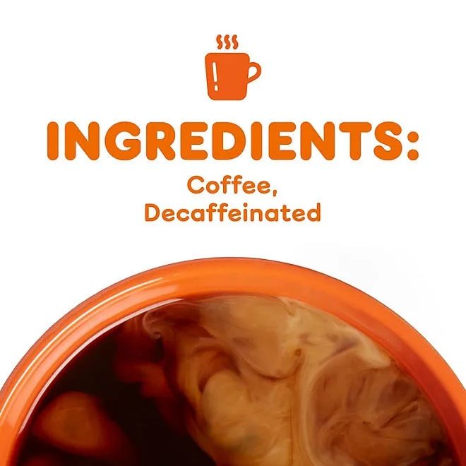 Dunkin' Donuts Decaffeinated Ground Coffee, Medium Roast 45 oz. 4