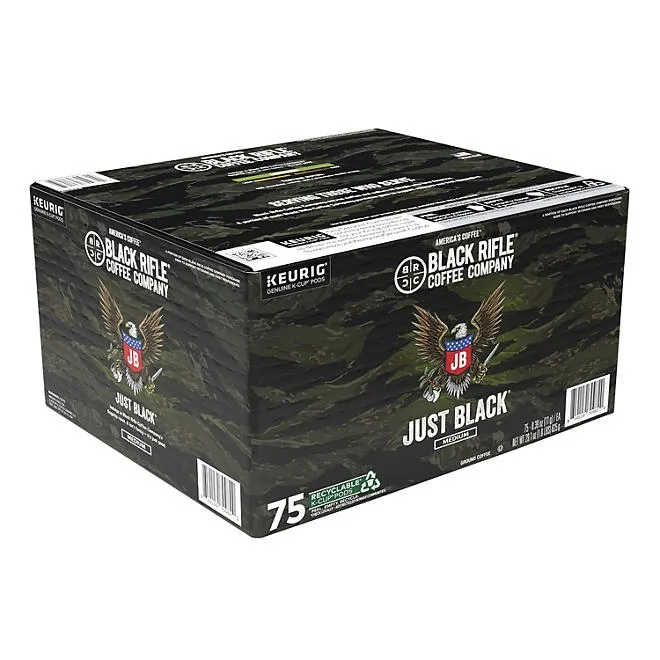 Black Rifle Coffee Company Just Black, Medium Roast K-Cup Coffee Pods, 75 ct. 3