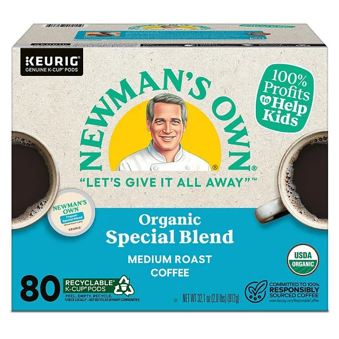 Newman's Own Organics Medium Roast K-Cup, Special Blend, 80 ct. 3