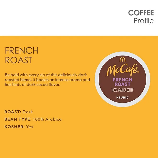 McCafe Dark Roast K-Cup Coffee Pods, French, 94 ct. 4
