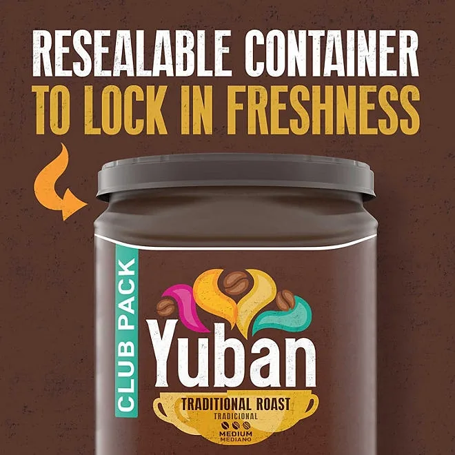 Yuban Traditional Medium Roast Ground Coffee, 43.1 oz. 4