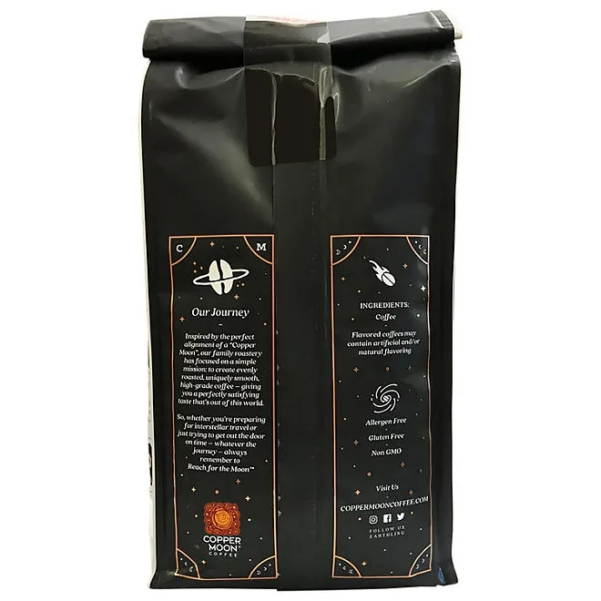 Copper Moon World Medium Roast Ground Coffee, Hawaiian Hazelnut, 40 oz. 4