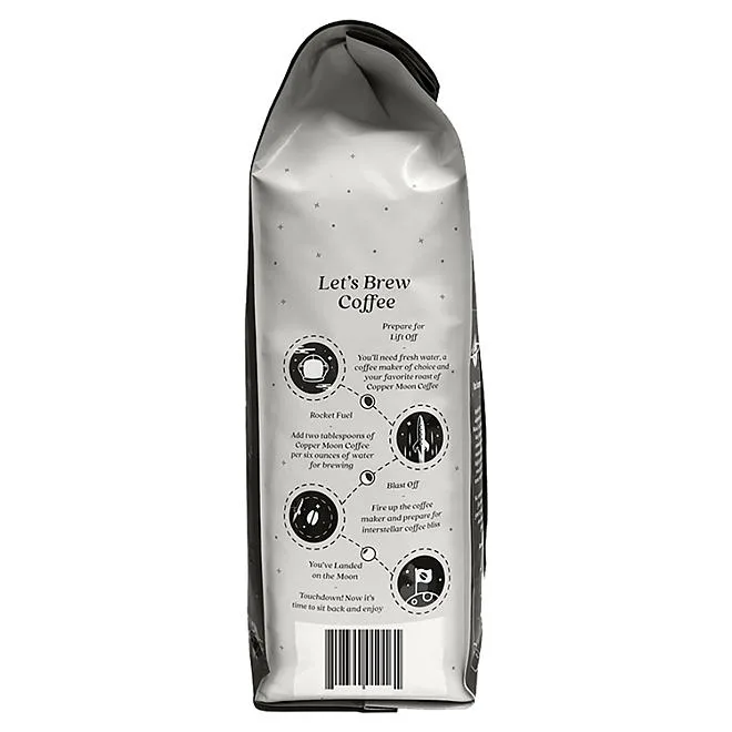 Copper Moon World Medium Roast Ground Coffee, Hawaiian Hazelnut, 40 oz. 5