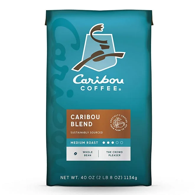 Caribou Coffee Whole Bean, Caribou Blend , 40 oz. 2