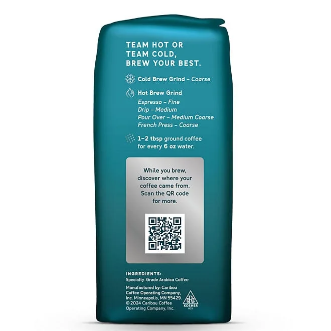 Caribou Coffee Whole Bean, Caribou Blend , 40 oz. 4