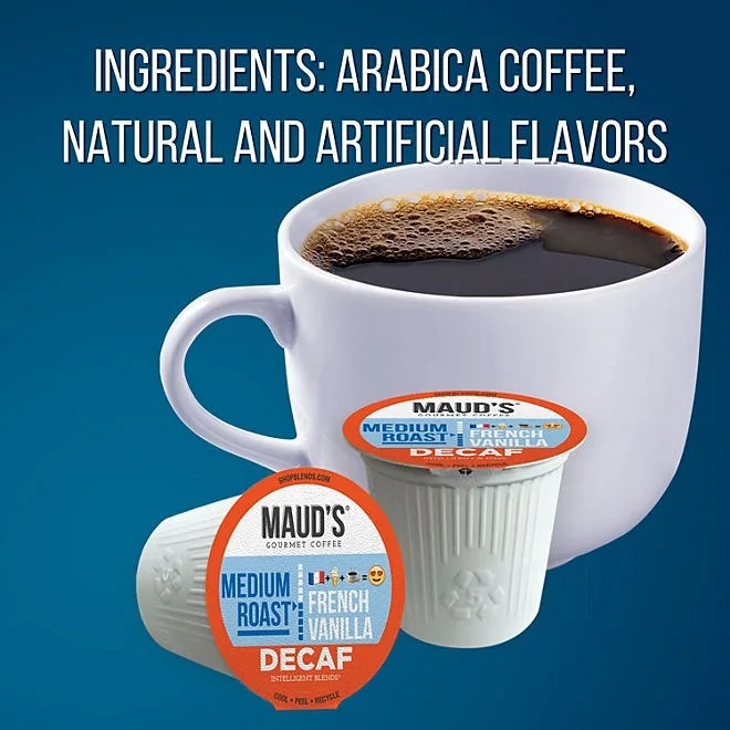 Maud's Decaf Gourmet Coffee Pods, Variety Pack, 72 ct. 3