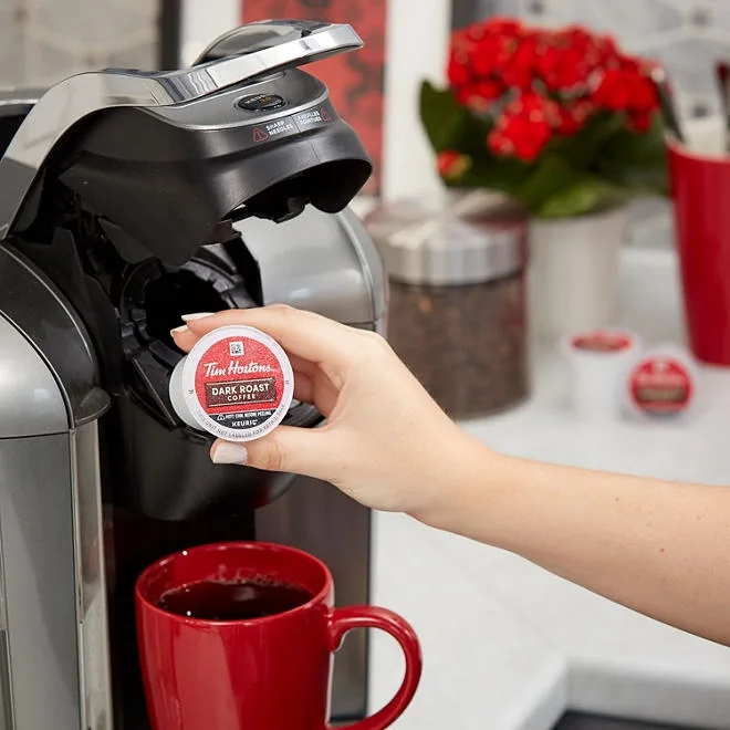 Tim Hortons Premium K-Cup Coffee Pods, Dark Roast, 100 ct. 4