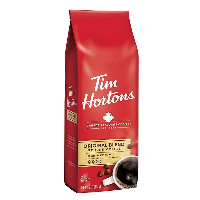 Tim Hortons Original Blend Ground Coffee, Medium Roast, 32 oz. 5