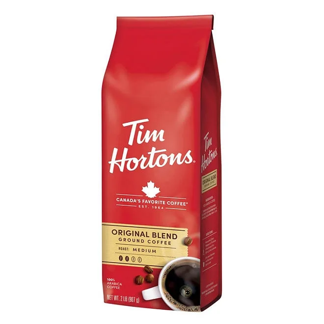 Tim Hortons Original Blend Ground Coffee, Medium Roast, 32 oz. 4