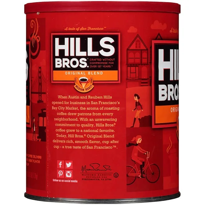 Hills Bros. Original Blend Ground Coffee 42.5 oz. 3