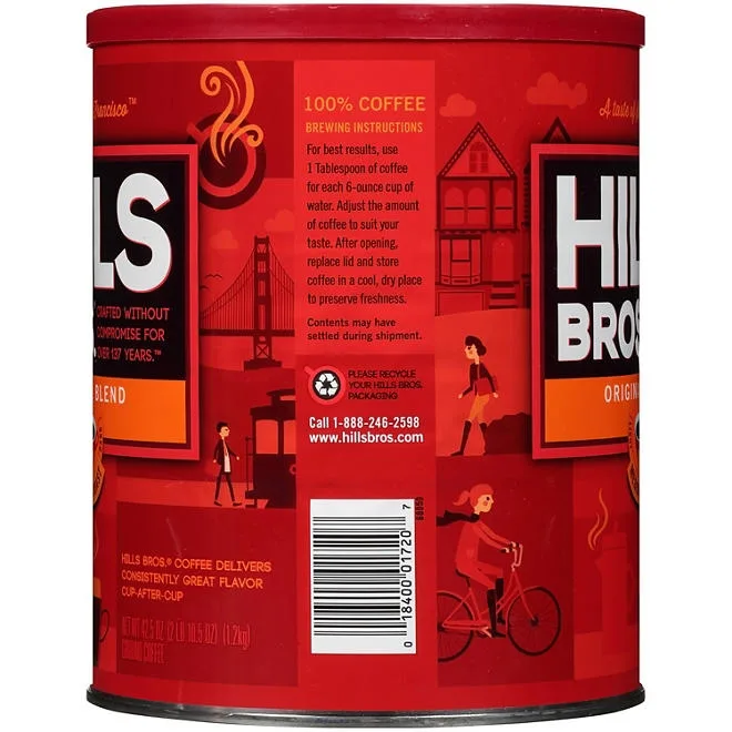 Hills Bros. Original Blend Ground Coffee 42.5 oz. 4