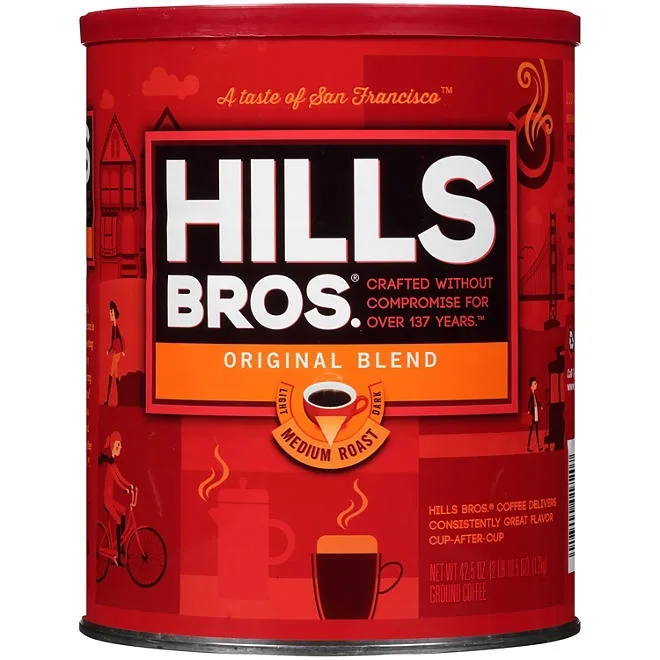 Hills Bros. Original Blend Ground Coffee 42.5 oz. 2