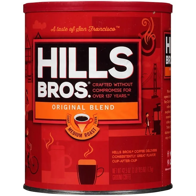 Hills Bros. Original Blend Ground Coffee 42.5 oz. 5