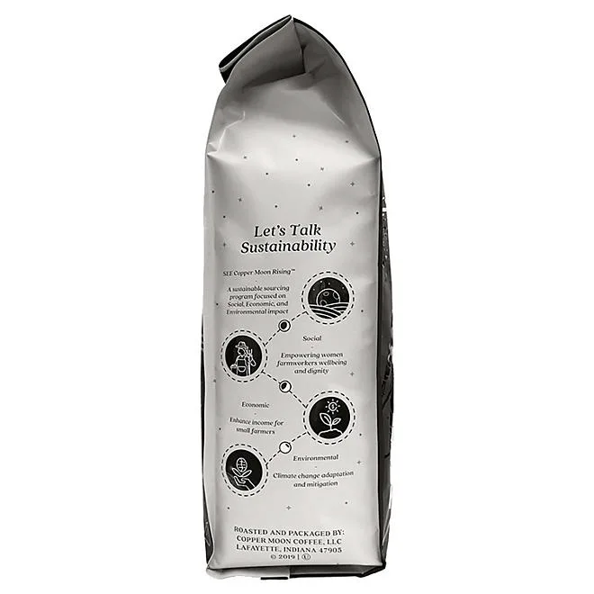 Copper Moon Dark Roast Whole Bean Coffee, Sumatra Blend, 32 oz. 5