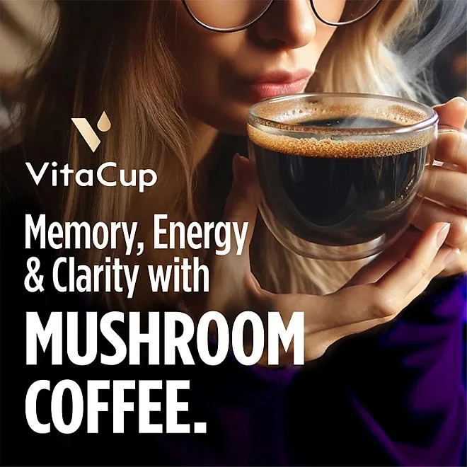 VitaCup Mushroom Focus Coffee, 16 oz. 5
