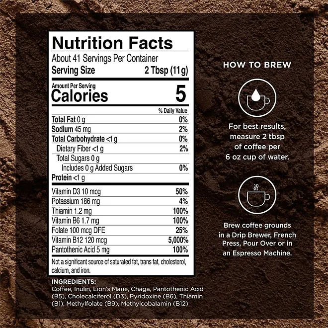 VitaCup Mushroom Focus Coffee, 16 oz. 3