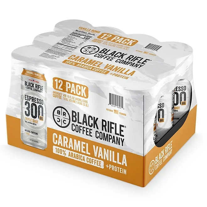 Black Rifle Coffee Company Espresso Caramel Vanilla 300 15 fl. oz., 12 pk. 2