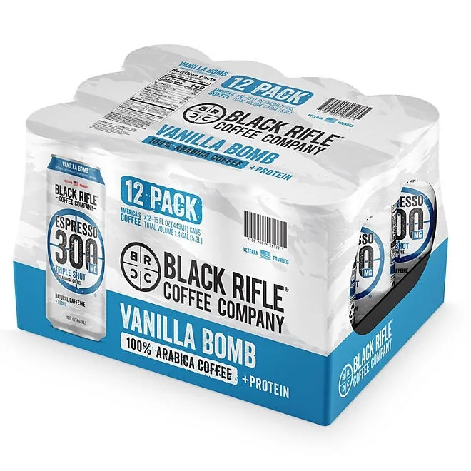 Black Rifle Coffee Company Espresso Vanilla 300, 15 fl. oz., 12 pk. 2