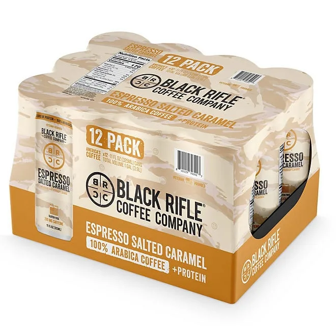 Black Rifle Coffee Company Espresso Salted Caramel 11 fl. oz., 12 pk. 2