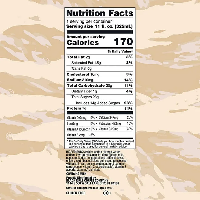 Black Rifle Coffee Company Espresso Salted Caramel 11 fl. oz., 12 pk. 3