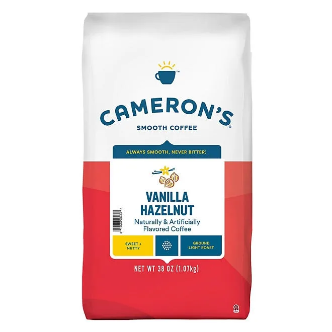 Cameron's Specialty Ground Coffee, Vanilla Hazelnut 38 oz. 2