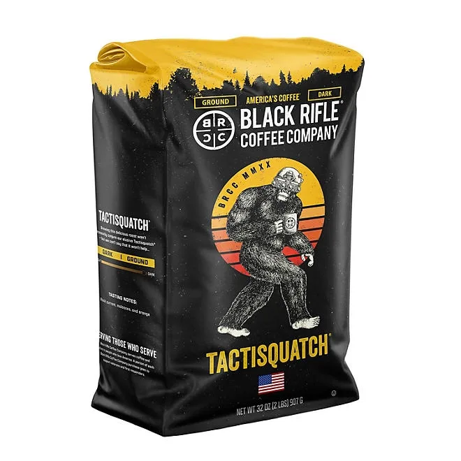 Black Rifle Coffee Tactisquatch Dark Roast Ground Coffee, 32 oz. 4