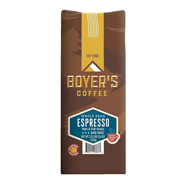 Boyer's Coffee Espresso Whole Bean, 36 oz. 2