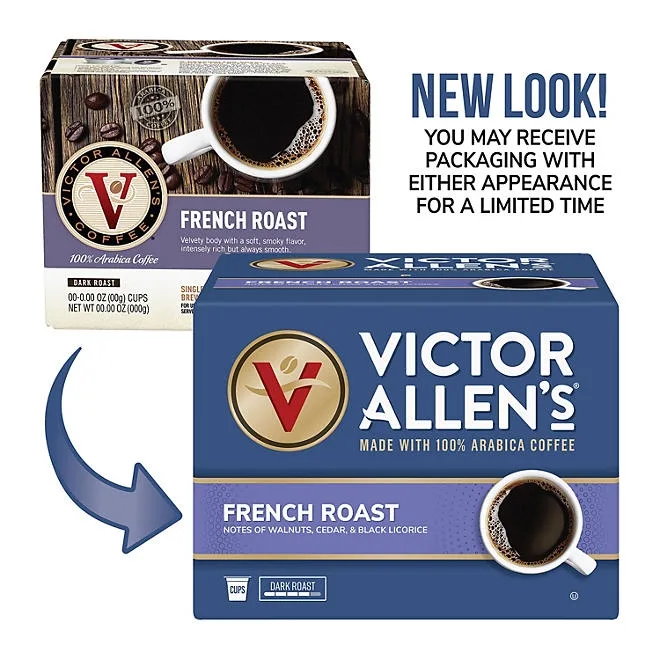 Victor Allen's Coffee Single Serve Cups, French Roast 100 ct. 3
