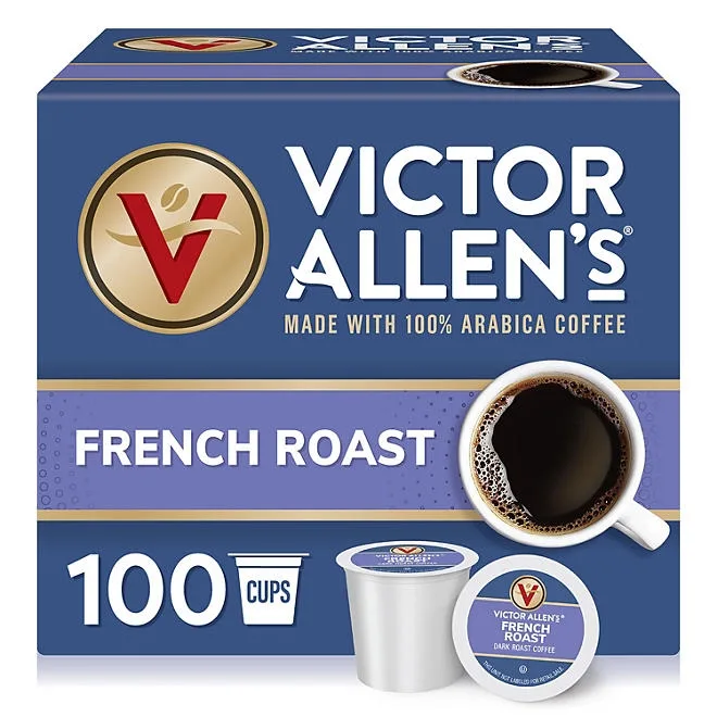 Victor Allen's Coffee Single Serve Cups, French Roast 100 ct. 2