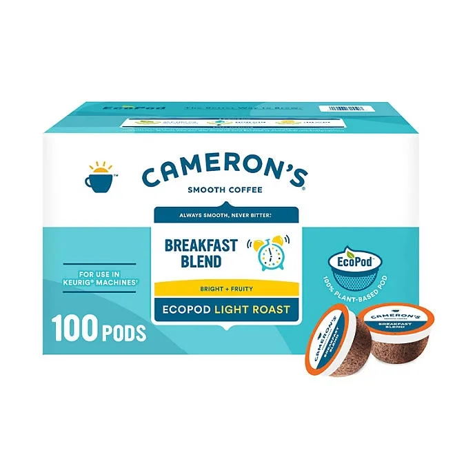 Cameron's Coffee Single Serve Cups, Breakfast Blend 100 ct. 2