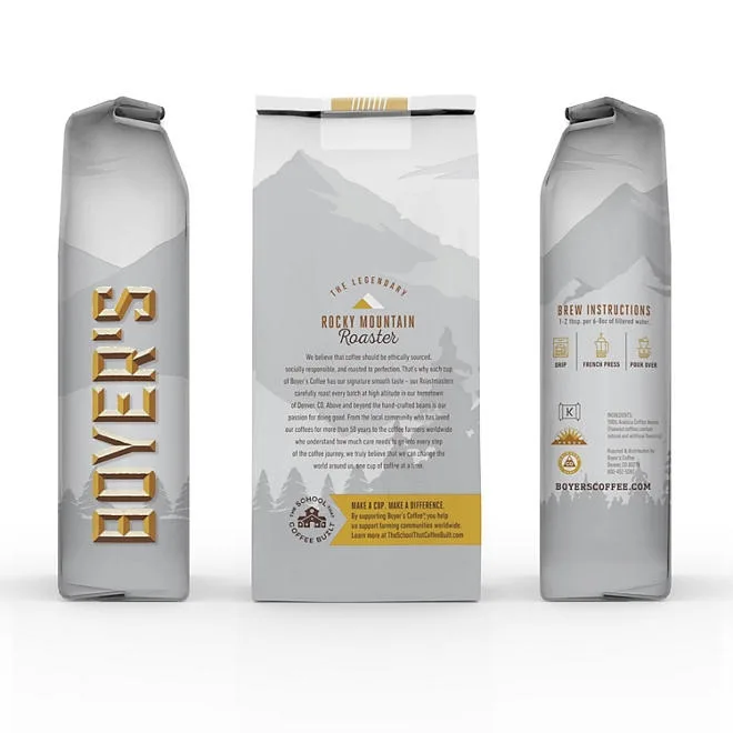 Boyer's Coffee Whole Bean French Vanilla, 36 oz. 3