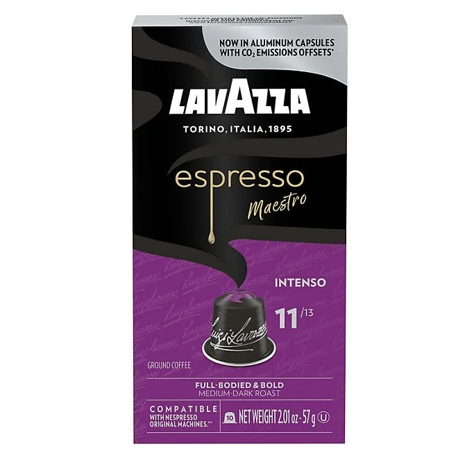 Lavazza Espresso Maestro Inteso Medium-Dark Roast Pods 60 ct. 2