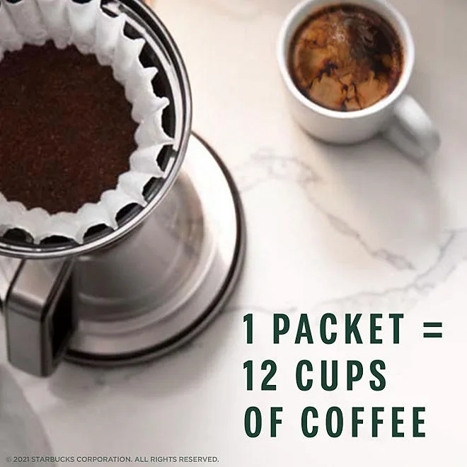 Starbucks Ground Coffee Variety Pack, 2.5 oz., 10 packets 4