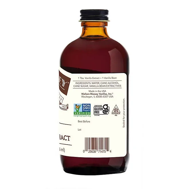 Nielsen-Massey Gourmet Pure Vanilla Extract 8 fl. oz. 4