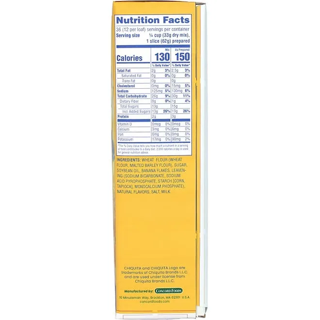 Chiquita Banana Bread Mix, 13.7 oz., 3 pk. 5