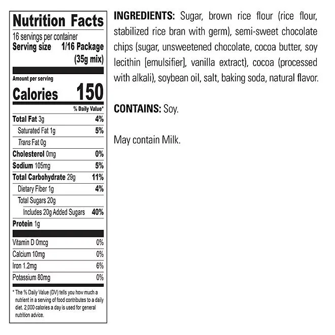 Krusteaz Gluten Free Double Chocolate Brownie Mix, 20 oz. 3