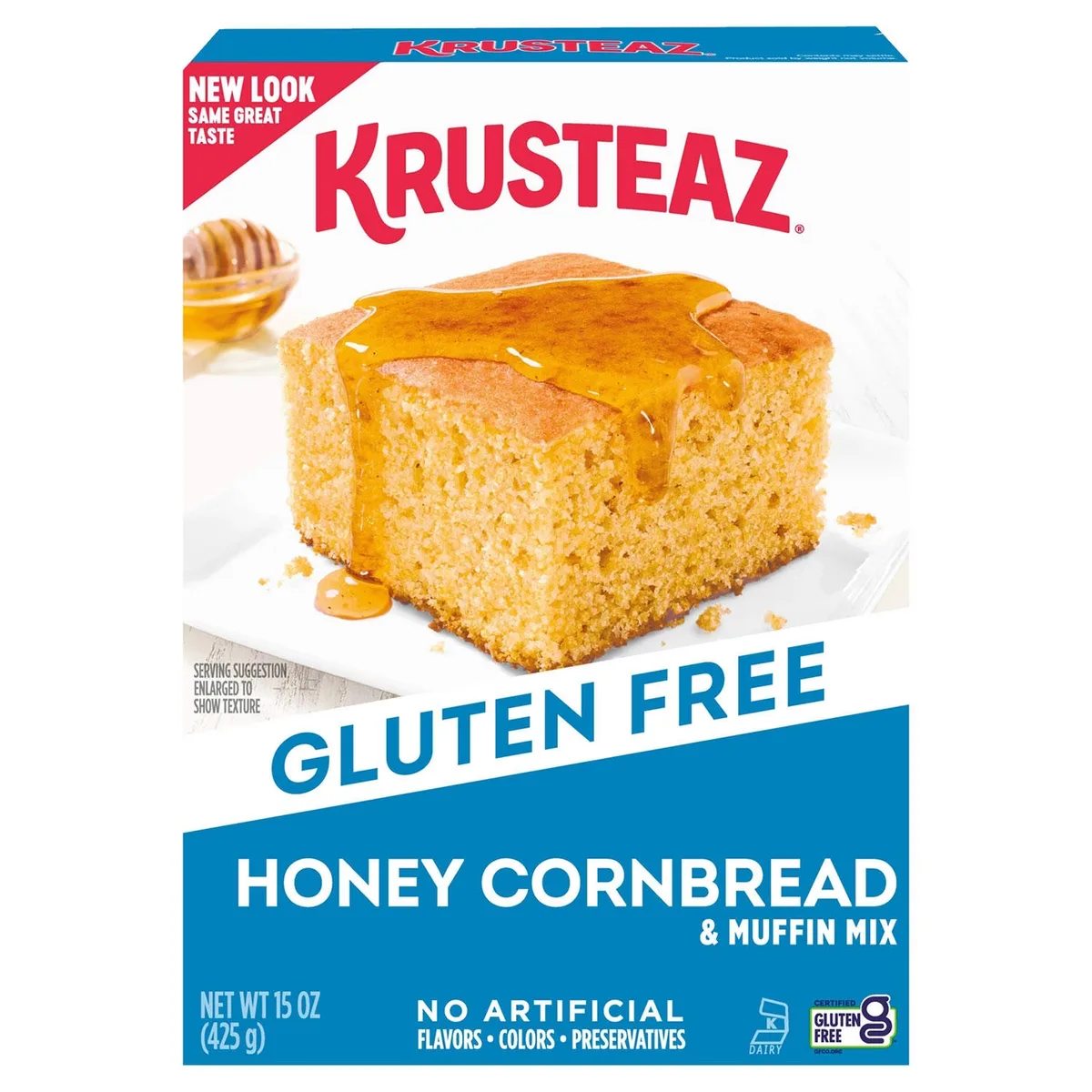 Krusteaz Gluten Free Honey Cornbread & Muffin Mix, 15 oz.