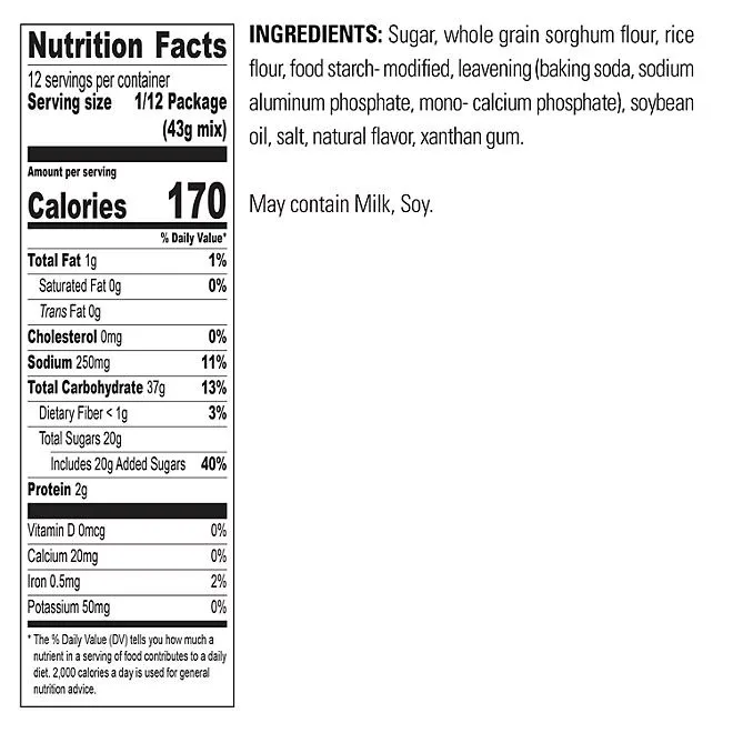 Krusteaz Gluten Free Yellow Cake Mix, 18 oz. 3