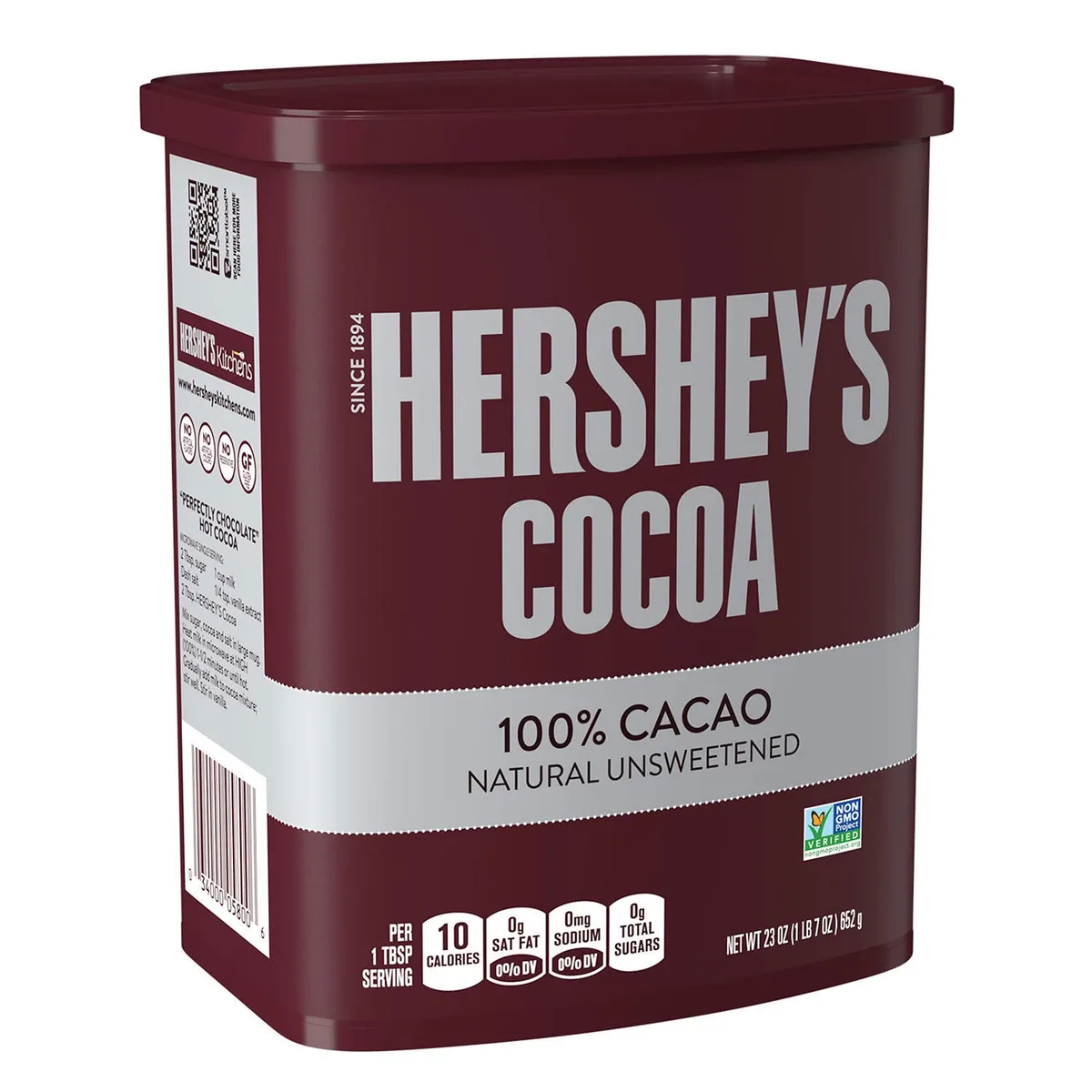 HERSHEY'S Natural Unsweetened Cocoa Powder, 23 oz.