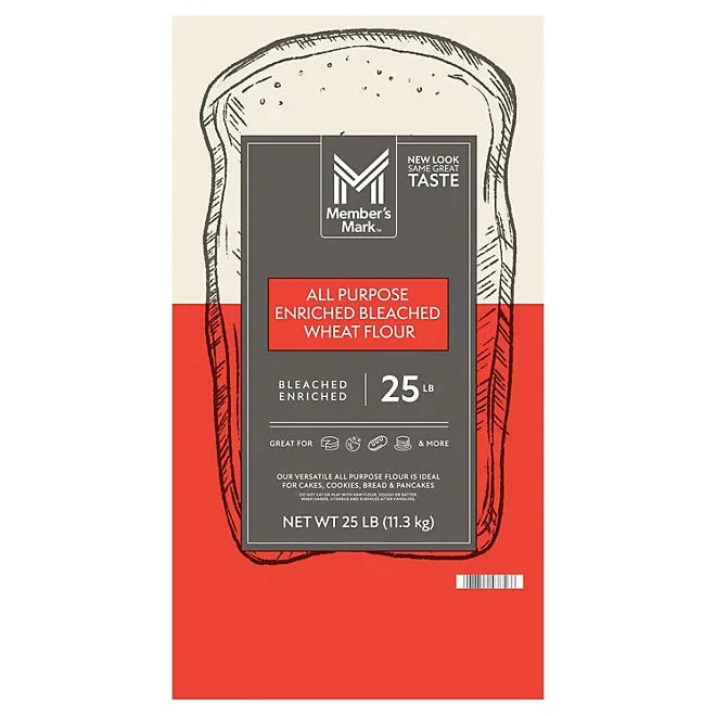 Member's Mark All Purpose Flour, 25 lbs. 2