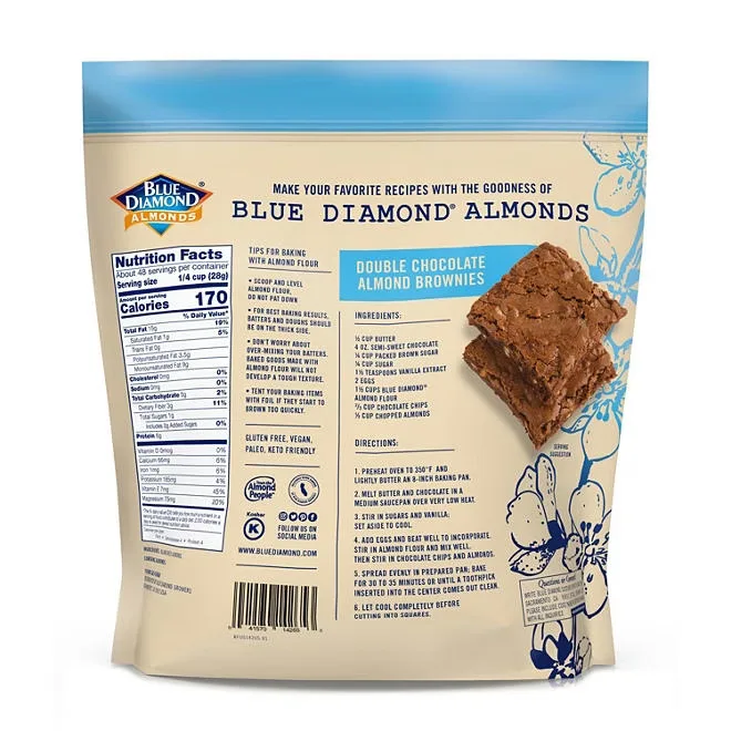 Blue Diamond Almond Flour, 3 lbs. 3
