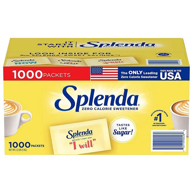 Splenda Zero Calorie Sweetener Packets, 1,000 ct. 2