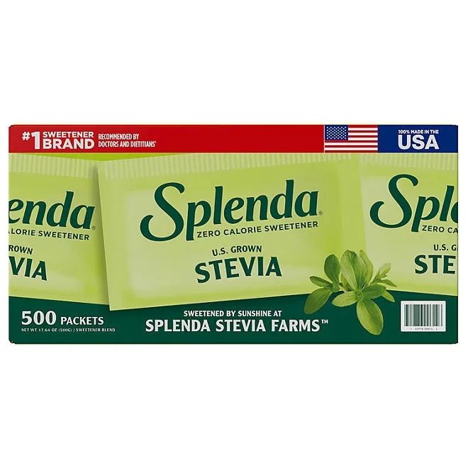 Splenda Naturals Stevia Sweetener Packets, 500 ct. 2